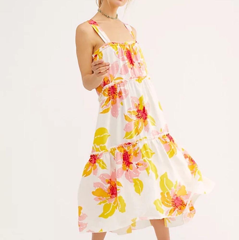 Free people moonshine midi dress